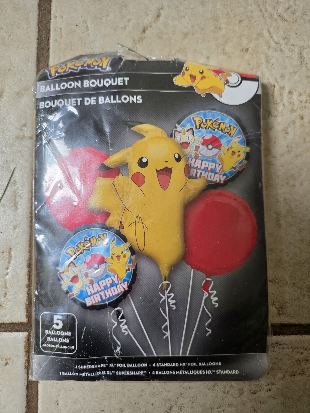 Pokémon Party Balloon Pikachu Brand New!